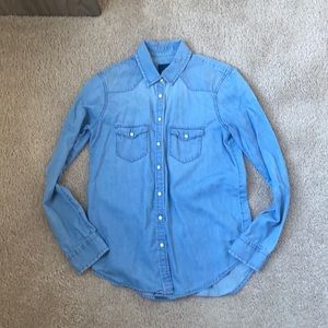 Denim Button Down Shirt